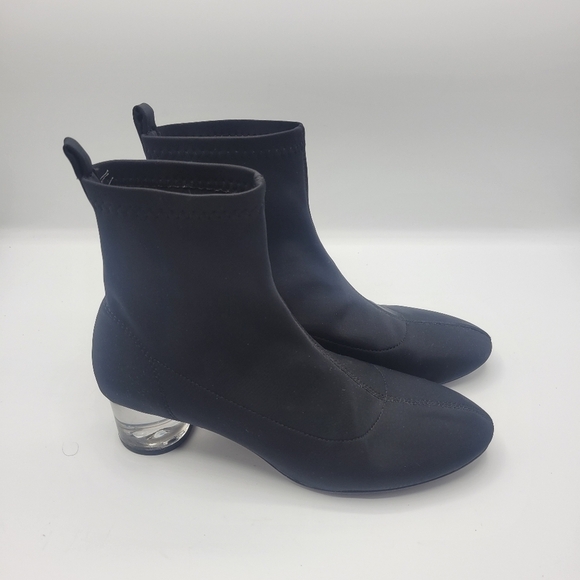 Zara booties with clear rounded heal size 35 - Picture 2 of 13